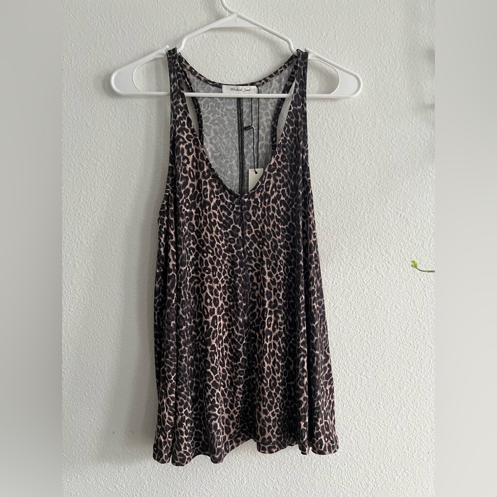 Mustard Seed Flowy Tank Top (S)